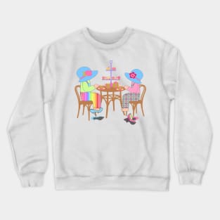 Little Ladies Tea Party Crewneck Sweatshirt